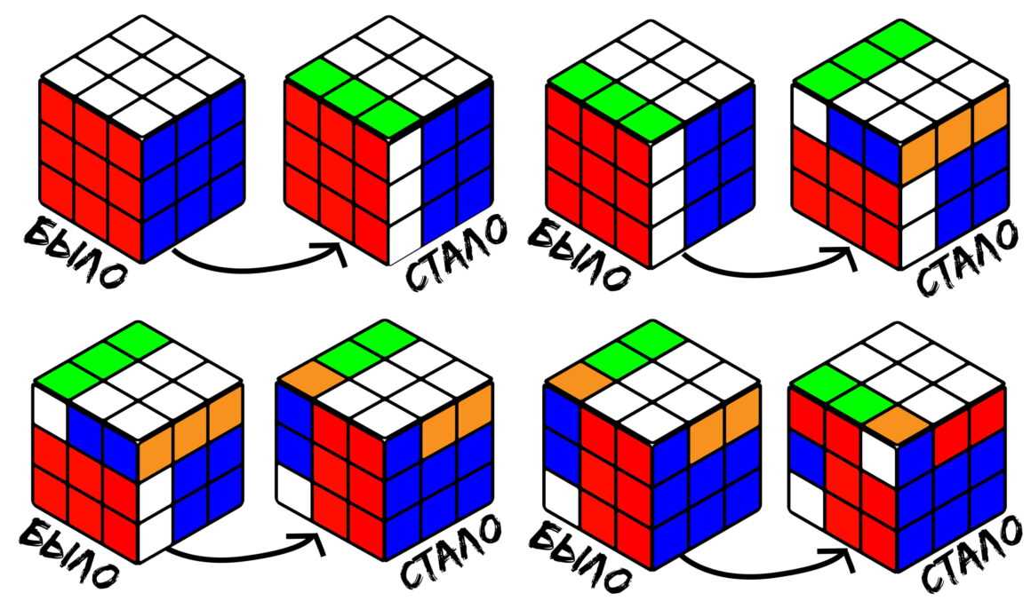 Пиф паф кубик рубика схема